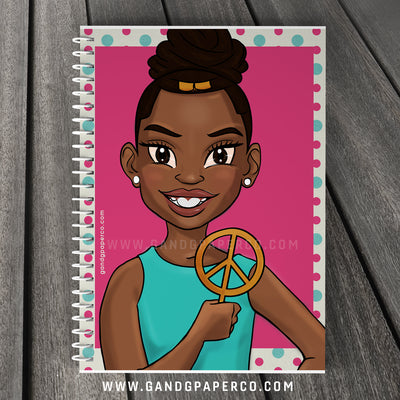 Tiana - Cool Girl Peace (8 1/2 by 12)