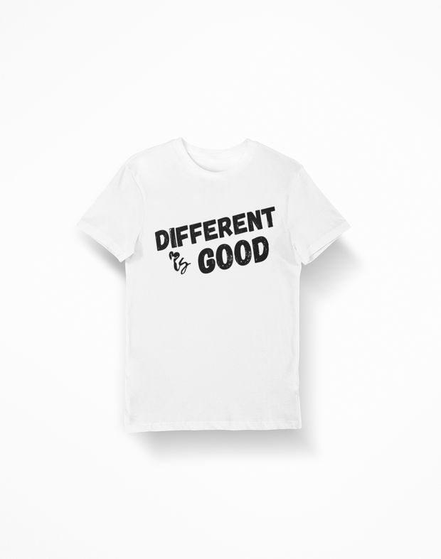 Different is Good - Unisex Adult Tees - White